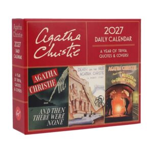 Agatha Christie Desk Calendar 2027