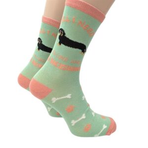 All I Need is Love and a Dachshund Socks - Size 4 - 8