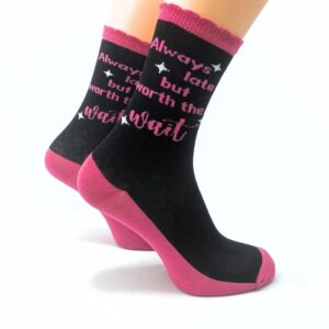 Always Late Socks - Size 4 - 8