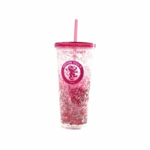 Aston Villa FC Freezer Cup with Straw