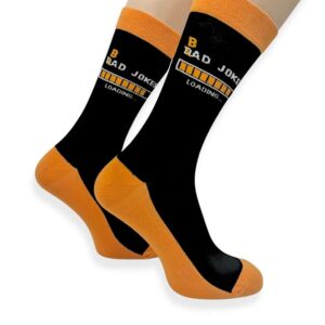 B/Dad Jokes Loading Socks - Size 7 - 11