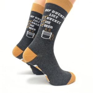 Beer Bucket List Socks - Size 7 - 11