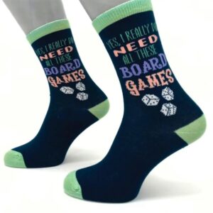 Board Games Socks - Size 4 - 8