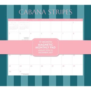 Cabana Stripes Magnetic Monthly Pad 2026 - 2027