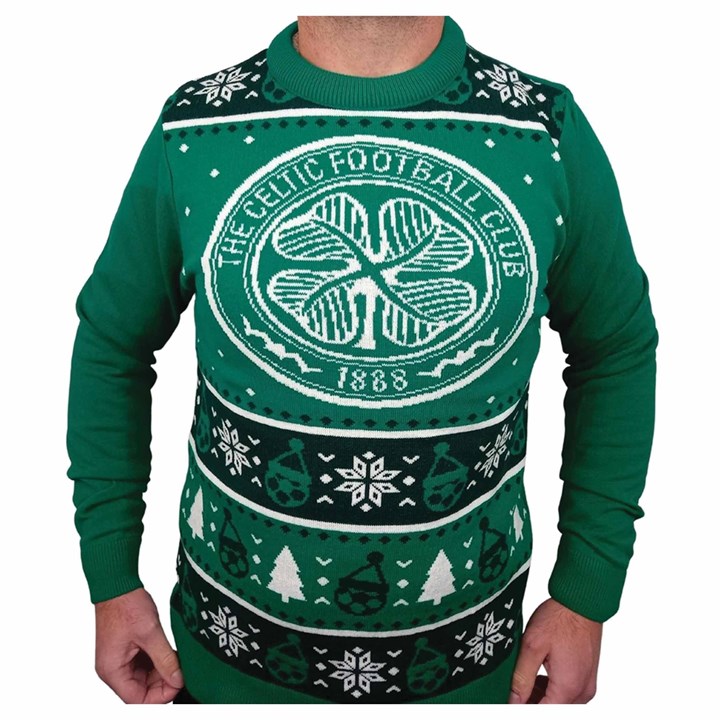 Celtic FC Christmas Jumper XL
