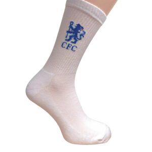 Chelsea FC 3 Pack Sports Socks Size 4 - 6.5