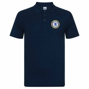 Chelsea FC Adult Navy Polo Shirt Large