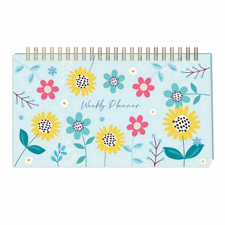 Contemporary Flowers Weekly Planner