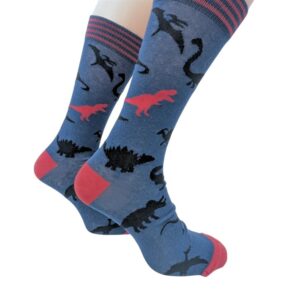 Dinosaur Socks - Size 7 - 11
