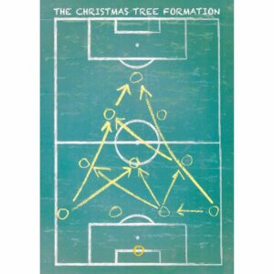 Football Tree Formation A3 Calendar Gift Wrap Envelope
