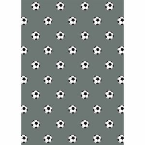 Grey Footballs A3 Calendar Gift Wrap Envelope