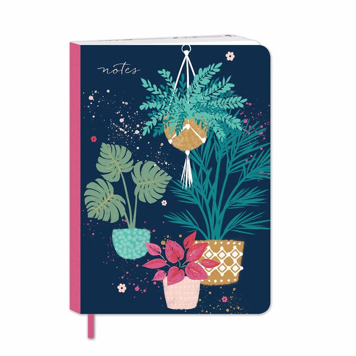 Happy Plants Softcover A5 Notebook