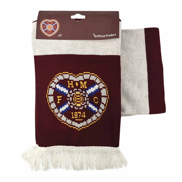 Hearts FC Bar Scarf
