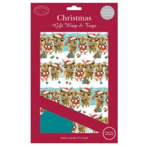 Highland Friends Christmas Wrap & Tags
