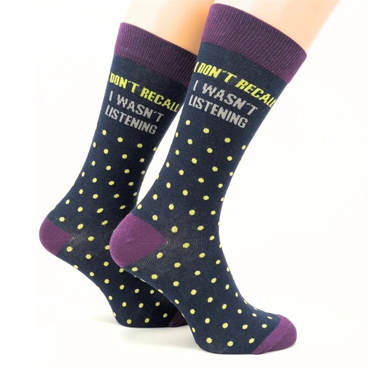 I Wasn't Listening Socks - Size 7 - 11
