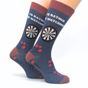 I'd Rather Be Watching Darts Socks - Size 7 - 11