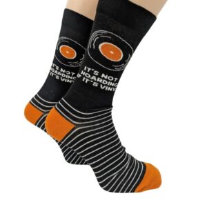 It's Not Hoarding If Its Vinyl Socks - Size 7 - 11