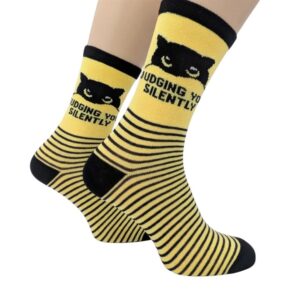 Judging You Silently Socks - Size 4 - 8