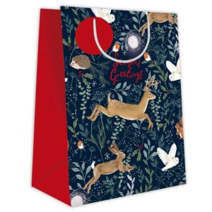Large Christmas Wildlife Gift Bag