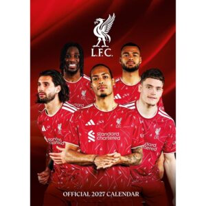 Liverpool FC A3 Calendar 2027