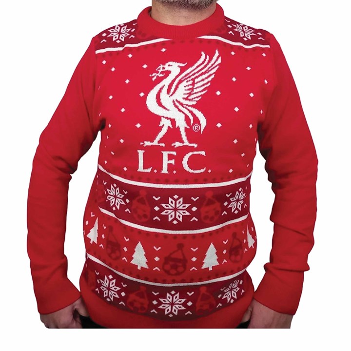 Liverpool FC Christmas Jumper Large