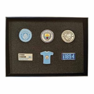 Manchester City FC 6 Piece Badge Set