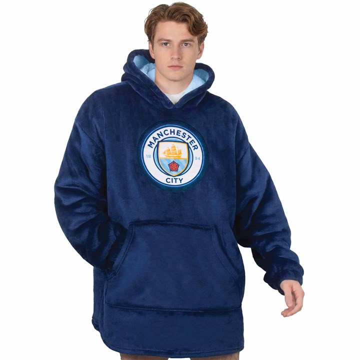 Manchester City FC Adult Oversized Hoodie S - L