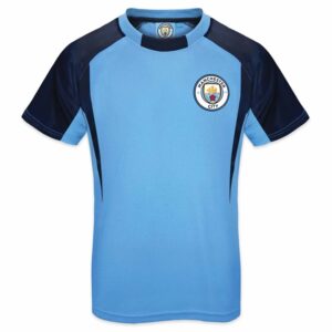 Manchester City FC Kids Blue Crest T-Shirt 4 - 5 Years