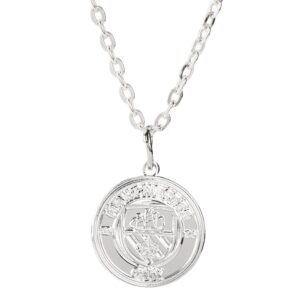 Manchester City FC Silver Plated Pendant in Gift Box