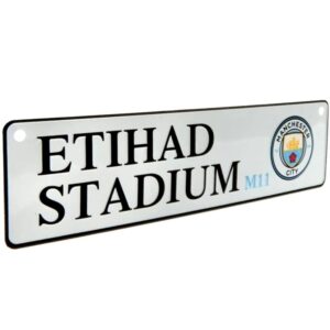 Manchester City FC Street Sign