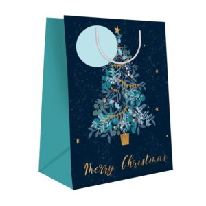 Medium Christmas Winter Tree Gift Bag