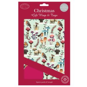 Merry Mushrooms Christmas Gift Wrap & Tags