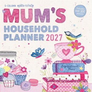 Mum's Fabric Household Family Planner 2027