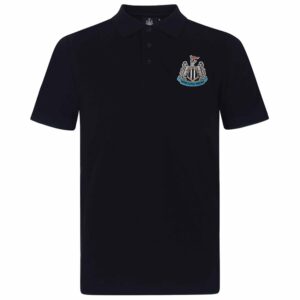 Newcastle United FC Adult Black Polo Shirt Large