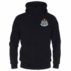 Newcastle United FC Adult Black Zip Hoodie - Master