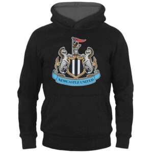 Newcastle United FC Boys Black Hoodie 12 - 13 Years
