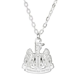 Newcastle United FC Silver Plated Pendant in Gift Box