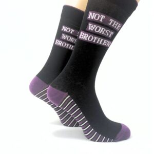 Not the Worst Brother Socks - Size 7 - 11