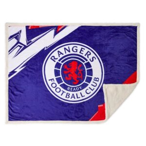 Rangers FC Sherpa Fleece Blanket