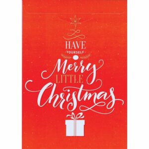 Red Merry Little Christmas A3 Calendar Gift Wrap Envelope