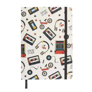 Retro 80's Print A5 Notebook
