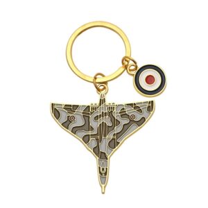 Royal Air Force Enamel Vulcan Keyring