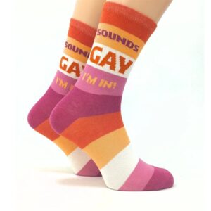 Sounds Gay I'm In Socks - Size 4 - 8