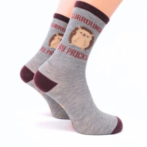 Surrounded By Pricks Socks - Size 4 - 8