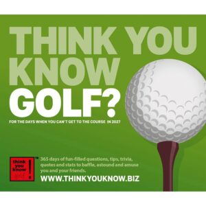 Think You Know Golf? Desk Calendar 2027