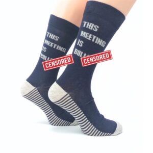 This Meeting is Boll*cks Socks - Size 7 - 11