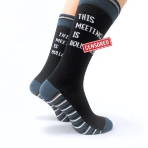 This Meeting is Boll*cks Socks - Size 7 - 11