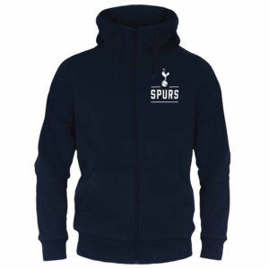 Tottenham Hotspur FC Adult Navy Zip Hoodie Large