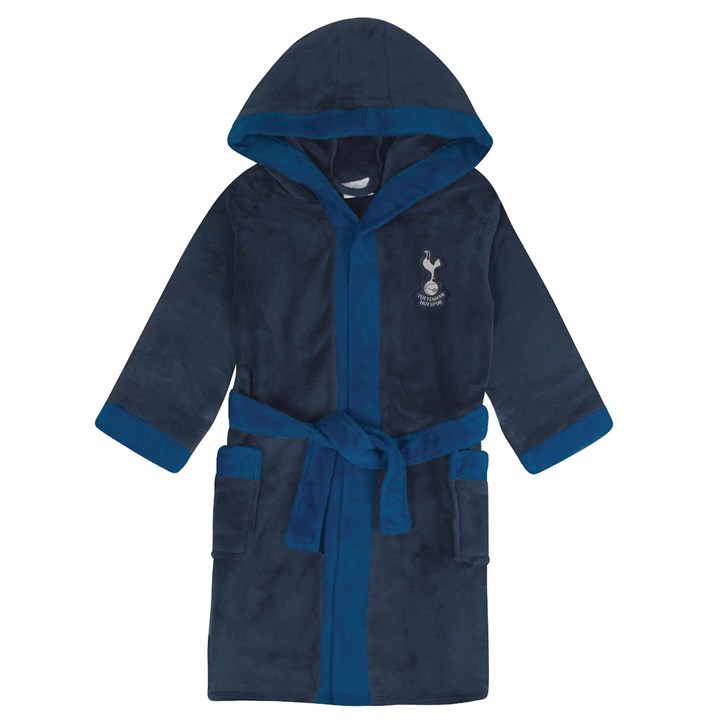 Tottenham Hotspur FC Kids Navy Hooded Dressing Gown 9 - 10 Years