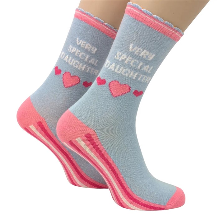 Very Special Daughter Socks - Size 4 - 8